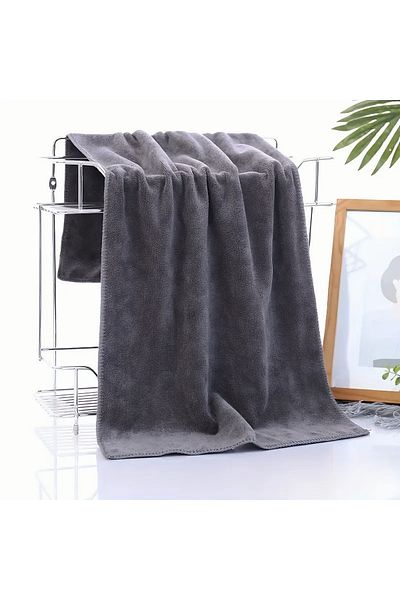 Fabienne Microfiber Bath Sheet 80x160cm Beach Towel Microfiber Oversized Bath Towel Soft Durable Light Weight