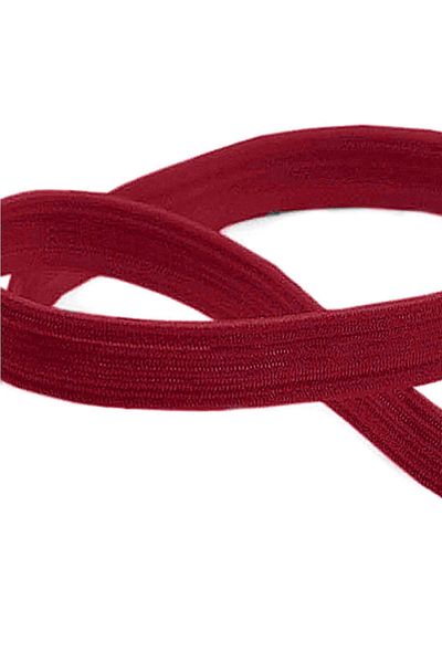 hapshoe Red 12 mm 5 Mt Durable Hard Flat Elastic Ribbon Rubber