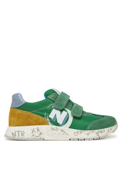 Naturino Boy Sneakers green NATURINO-2018225 05 JESKO 2 VL SUEDE GREEN-CITRUS S