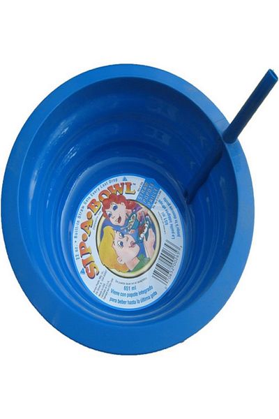 ARROW Sip-A Cereal Bowl with Built-in Straw