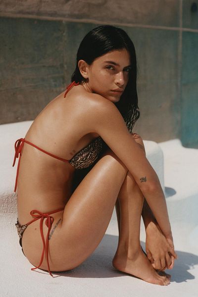 Pull & Bear Animal print bikini bottoms