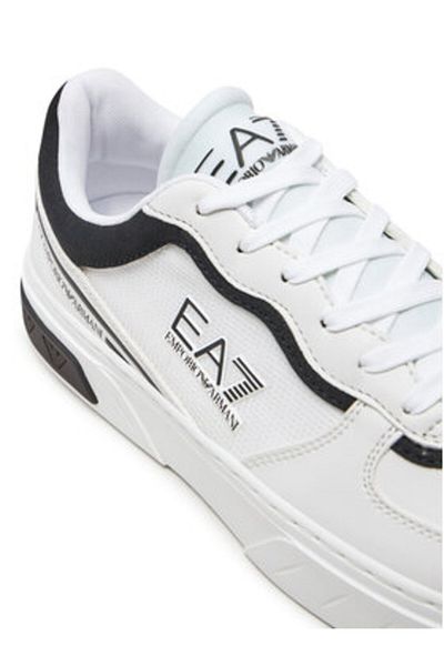 EA7 Emporio Armani Teniși bărbați albi EA7 EMPORIO ARMANI-X8X173 XK374 U026 ALB+NEGRU