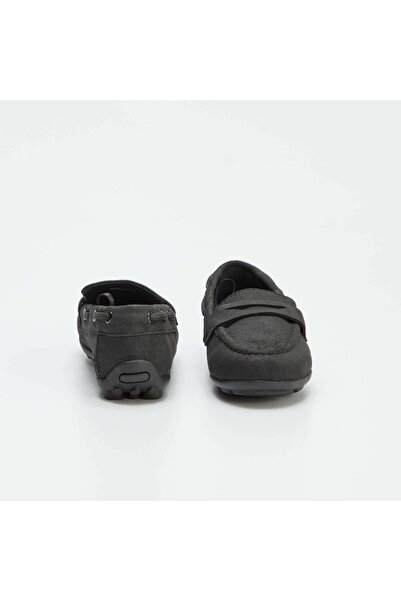 KIABI Plain deck shoes BLACK