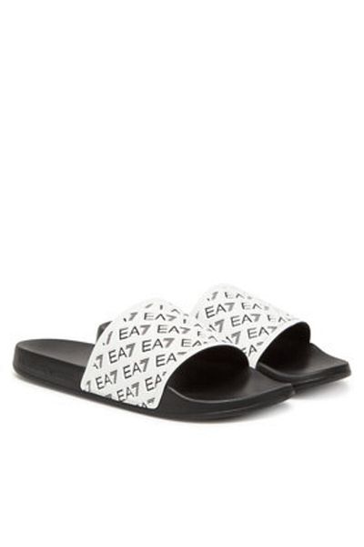 EA7 Emporio Armani Men's Flip-flops white EA7 EMPORIO ARMANI-7X000109 AF15125 F0043 WHITE/BLACK