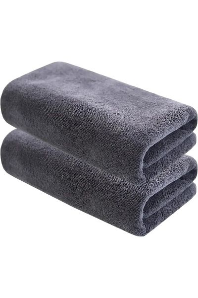 Fabienne Microfiber 2-Piece Bath Sheet 80x160cm Beach Towel Microfiber Oversized Towel Soft Absorbent
