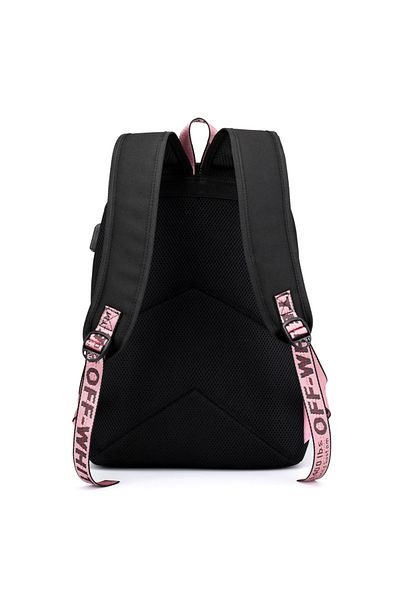 ENAR Backpack chain bag with USB charging port, black