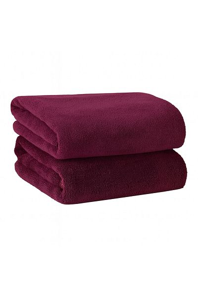 Fabienne Microfiber 2-Piece Bath Sheet 80x160cm Beach Towel Microfiber Oversized Towel Soft Absorbent