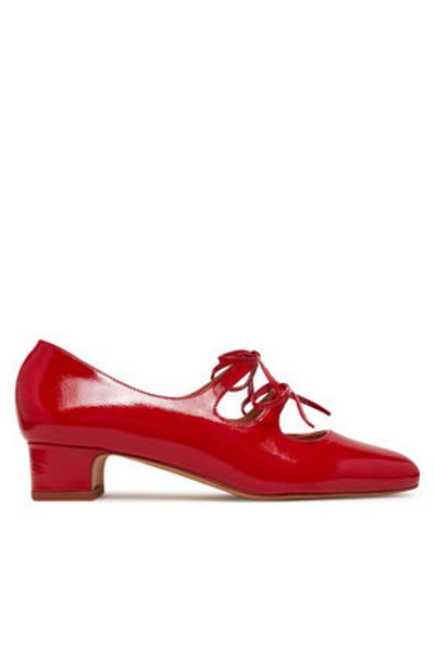 Balagan Women's red half-shoes BALAGAN-GRETA PUMP - RED GLOSS