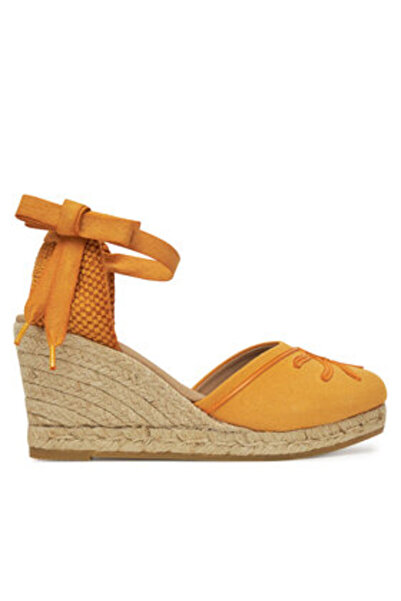 Genuins Espadrile portocalii pentru femei GENUINS-G106494 PORTOCALIU
