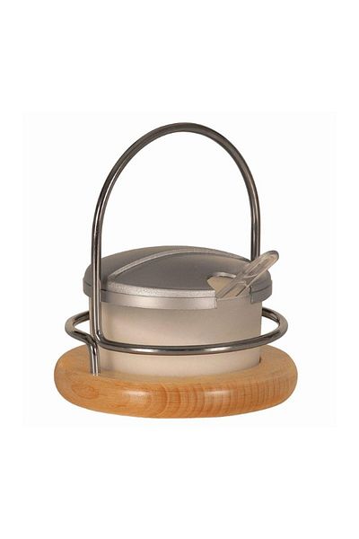 AzHome Sugar bowl on wooden stand