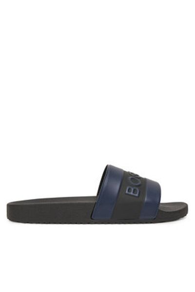 BOGNER Șlapi negri pentru bărbați BOGNER-12526417 061 NEGRU-BLEUMARIN