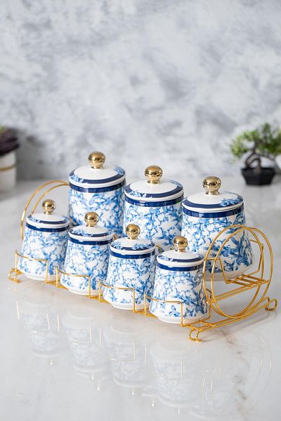 ACAR Belomt Porcelain 7-Piece Spice Set