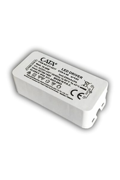Cata 10 Adet CATA CT 2517 18W-40W Slim Spot Driver Adaptörü