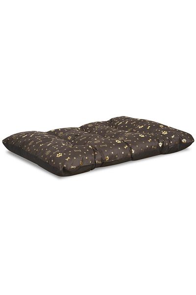 shumee Pernă pat pentru câini PRESTIGE 80x60 cm impermeabilă, model oase aurii