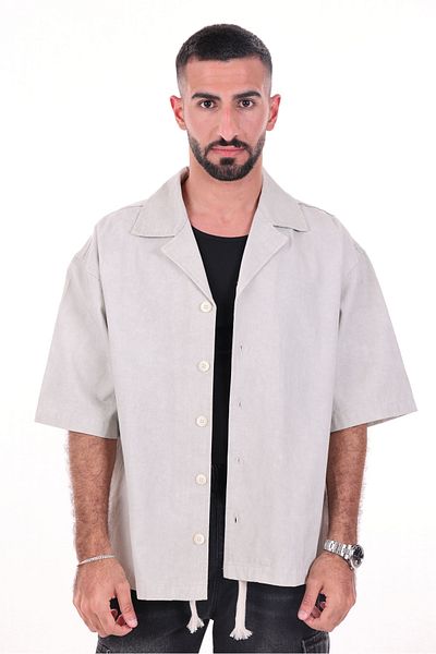SWAG SA Square-cut, short-sleeved shirt