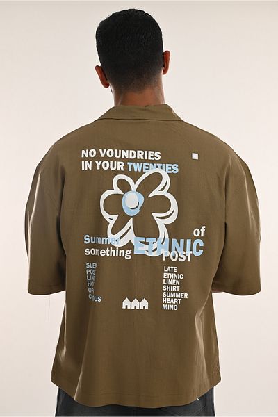 SWAG SA Square cut shirt with a distinctive print