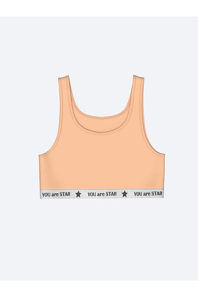 LC Waikiki Lcw Kids Gray Printed Girl's Bustier 2-Piece