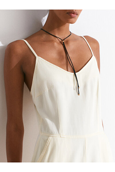 Dilvin 72024 Piece Dye Lyocell Denim Jumpsuit-Yellow