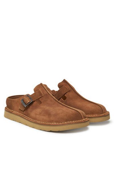 CLARKS Men's Flip-flops brown CLARKS-26180881 COLA SUEDE