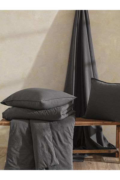 Karna Home Stonewash Cotton Duvet Cover Set 200X220