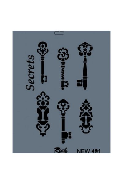 Rich Stencil New Series 491 25X35
