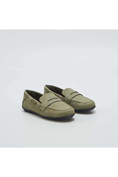 KIABI Suedette loafers KHAKI