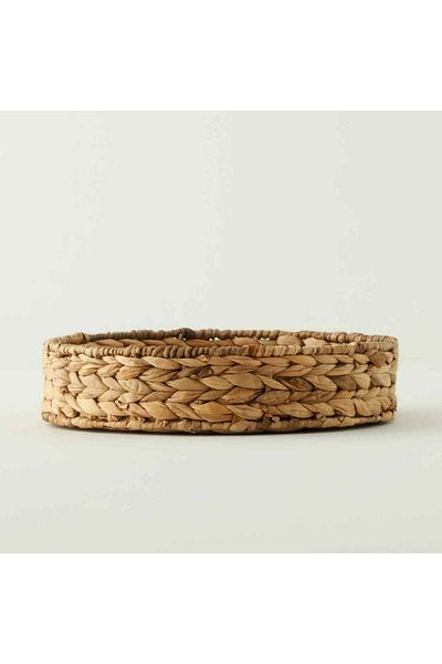 Bella Maison Olden Water Hyacinth Decorative Tray Natural (32X7 cm)