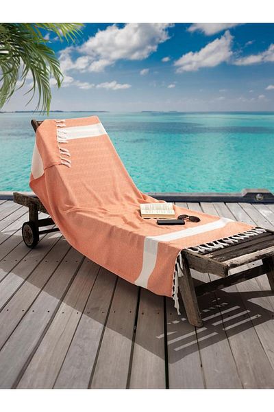Karna Home Πετσέτα θαλάσσης Ege Esinti Peshtemal 90x170 cm με απαλή υφή, γρήγορο στέγνωμα, ανώτερης ποιότητας