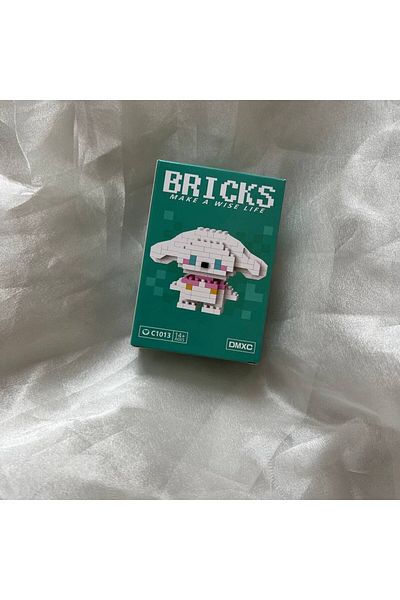 Toum Cinnamoroll Bricks Small Particle 3D Puzzle Lego Desktop Decoration