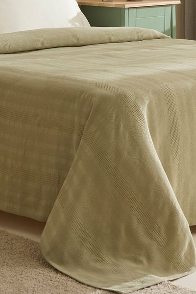 Karaca Home Layna Ecocell Double Single Pique Green