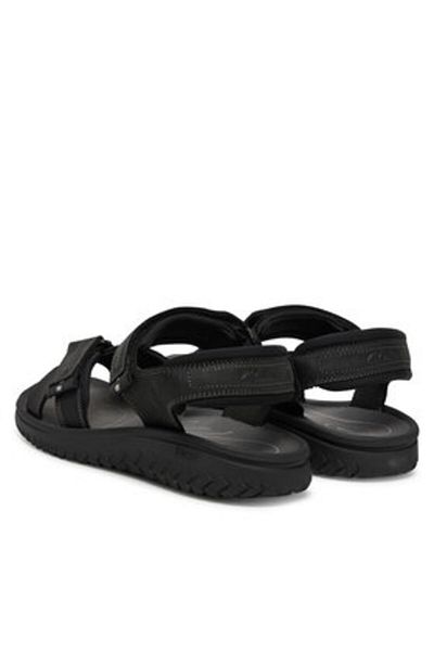 CLARKS Men's Sandals black CLARKS-26182010 BLACK LEATHER
