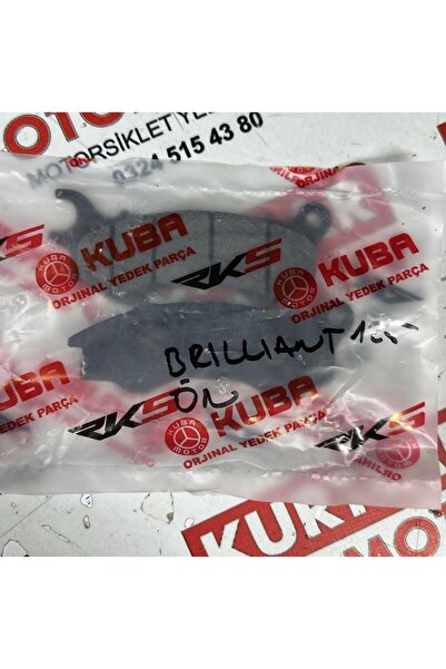 Kuba Brillant 125 Ön Disk Balatası Takım Orijinal