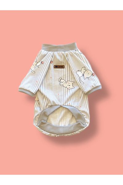 Luli Pet Cat Patterned Dog T-Shirt