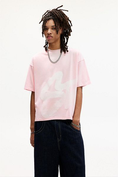 Pull & Bear Short sleeve T-shirt with STWD graphic
