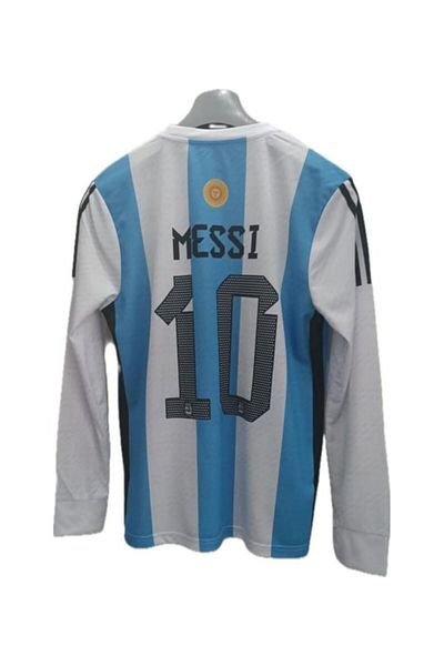 rüya vadisi National Team Messi Long Sleeve Argentina Adult Jersey