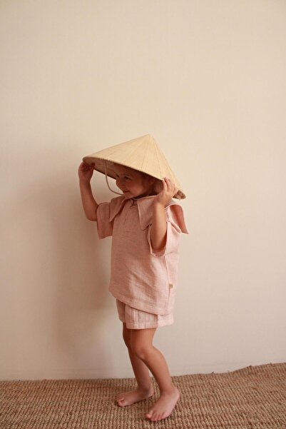 Oh La La Koala For Little Ones Комплект къси панталони с тъмносини яка и тухли