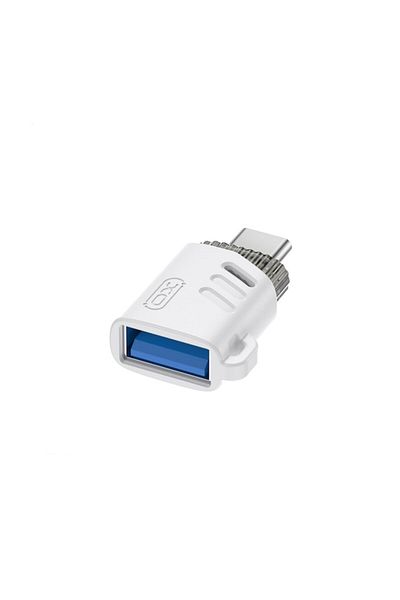 Xo Mini Adaptor XO NB256B OTG USB la USB-C alb