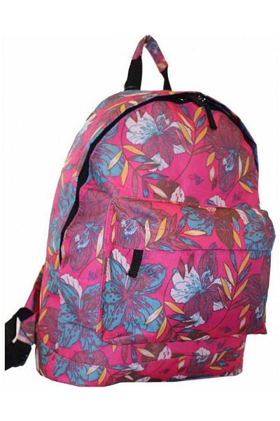 Borderline Flowers Hit pink backpack