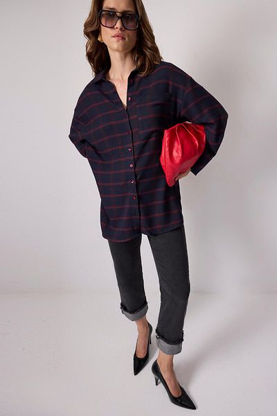 Touché Privé STRIPED GOFRE SHIRT
