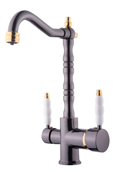 Genel Markalar FÜME GOLD RUSTİK ARITMALI EVYE BATARYASI