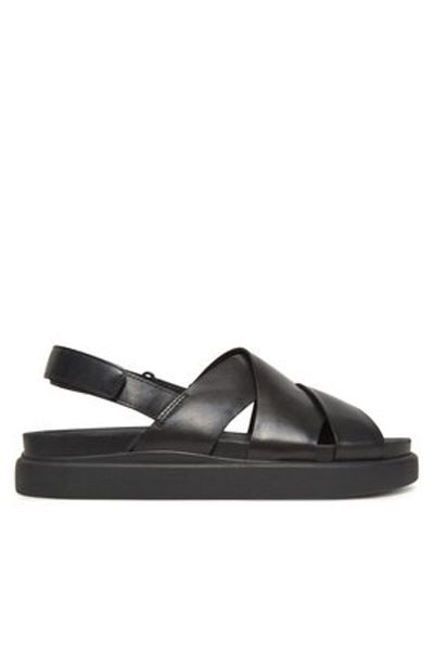 CLARKS Women's Sandals black CLARKS-26181255 BLACK LEATHER