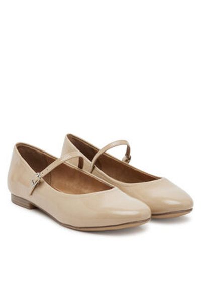 Tamaris Women's Ballerinas beige TAMARIS-1-22122-42 408 BEIGE PATENT