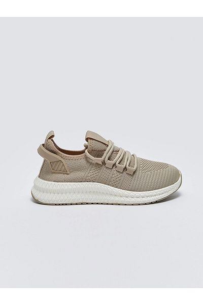 LC Waikiki Beige Mesh Detailed Women's Sports Shoes