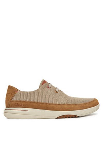 CLARKS Men's Sneakers beige CLARKS-26181369 279 SAND COMBI