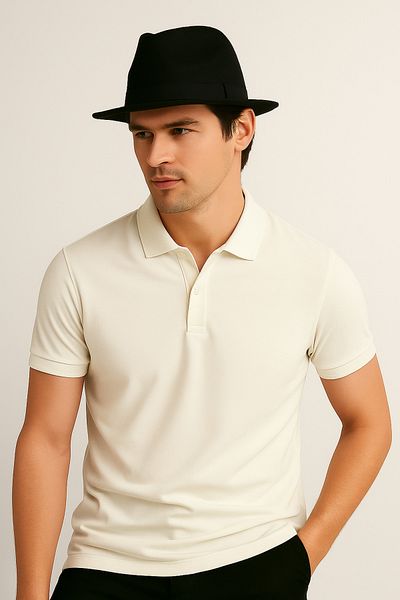 UOMOPARK 2061 PREMIUM Piqué POLO ΓΙΑΚΑ ΑΝΔΡΙΚΟ T-SHIRT REGULAR FIT
