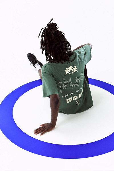 Pull & Bear Green Squid Game T-shirt