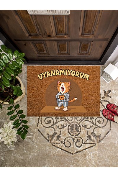 Viadela I Can'T Wake up Door Mat 45X65