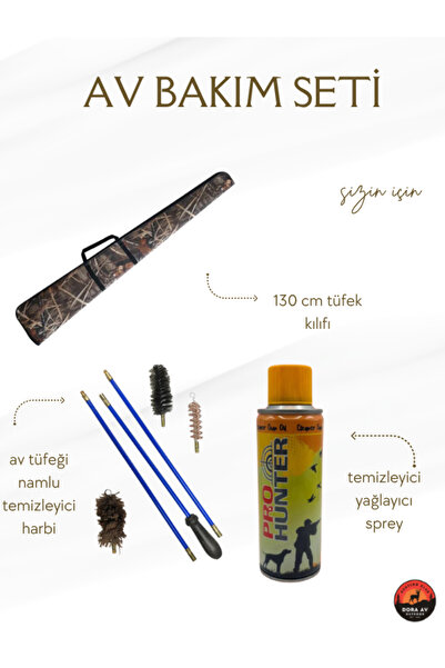 PROHUNTER AV BAKIM SETİ TÜFEK KILIFI + HARBİ TAKIMI + BAKIM YAĞI