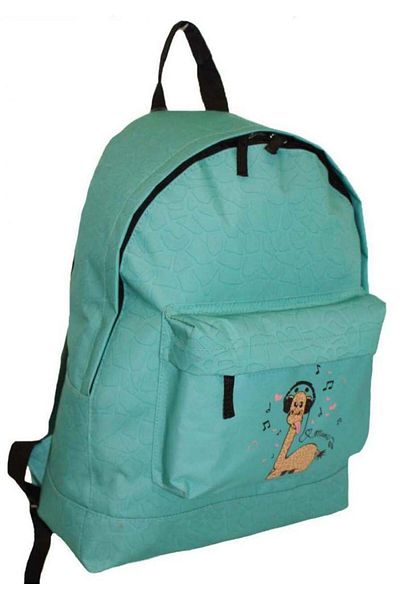 Borderline Turquoise Giraffe Backpack
