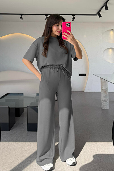 BARLİZ Women's Trend Model Unprinted Bottom Top Set